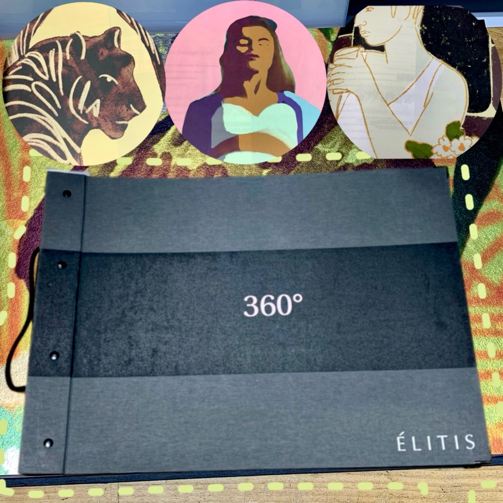 Élitis 360 Vinyl Art Paper for Cricut Craft Scrapbook Sample Book Made in France
